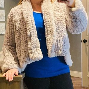 Bagatelle super soft, teddy coat in silver gray, L